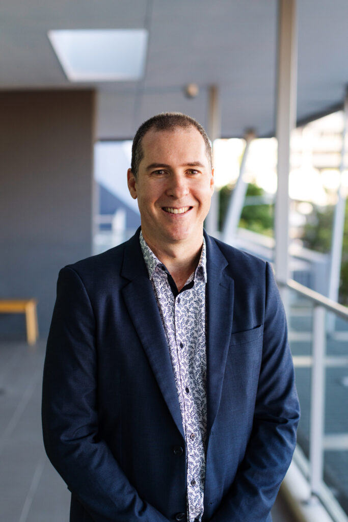 A portrait headshot of Common Ground Queensland's Chief Finance Officer.