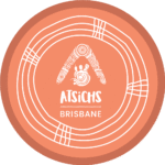 The logo for the Aboriginal and Torres Strait Islander Community Health Service (ATSICHS).