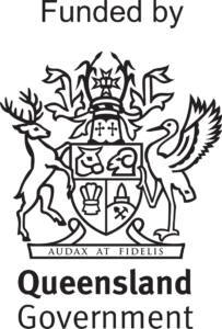 logo for the queensland government